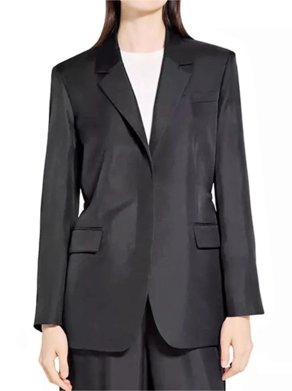 THEORY OVERSIZED SILK BLAZER************************SIZE: 8